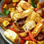 Air Fried Halloumi and Veggie Snacks