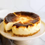 Air Fryer Basque Cheesecake Dessert