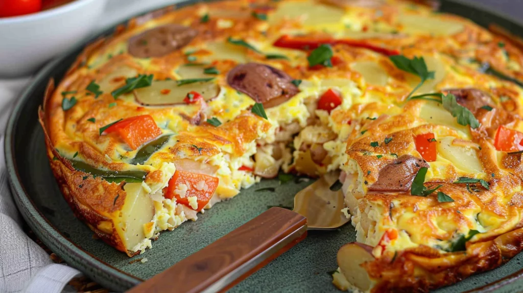 Air Fryer Breakfast Potatoes and Frittata
