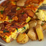 Air Fryer Breakfast Potatoes and Frittata