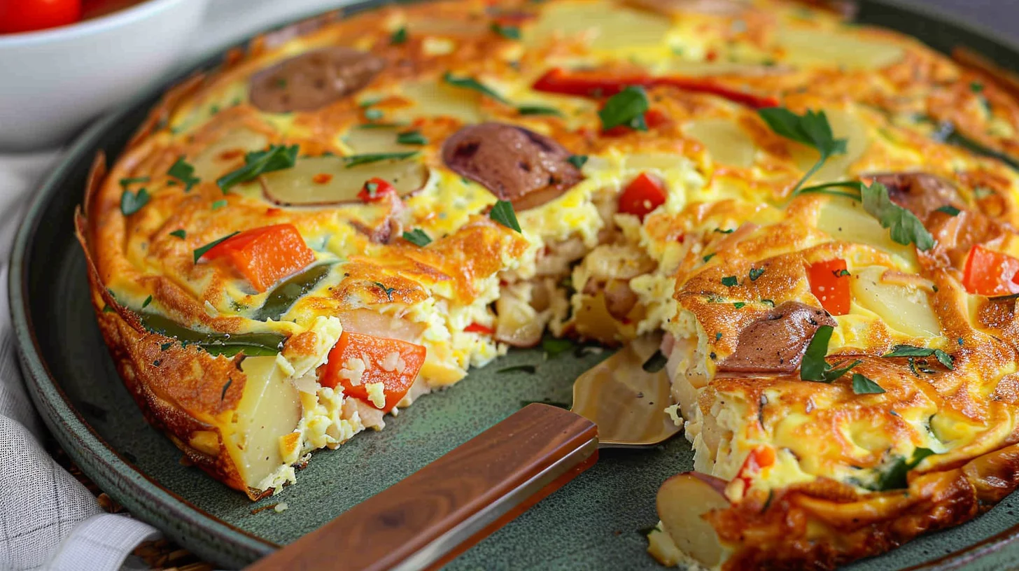 Air Fryer Breakfast Potatoes and Frittata