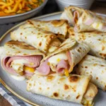 Air Fryer Chicken Ham Wraps