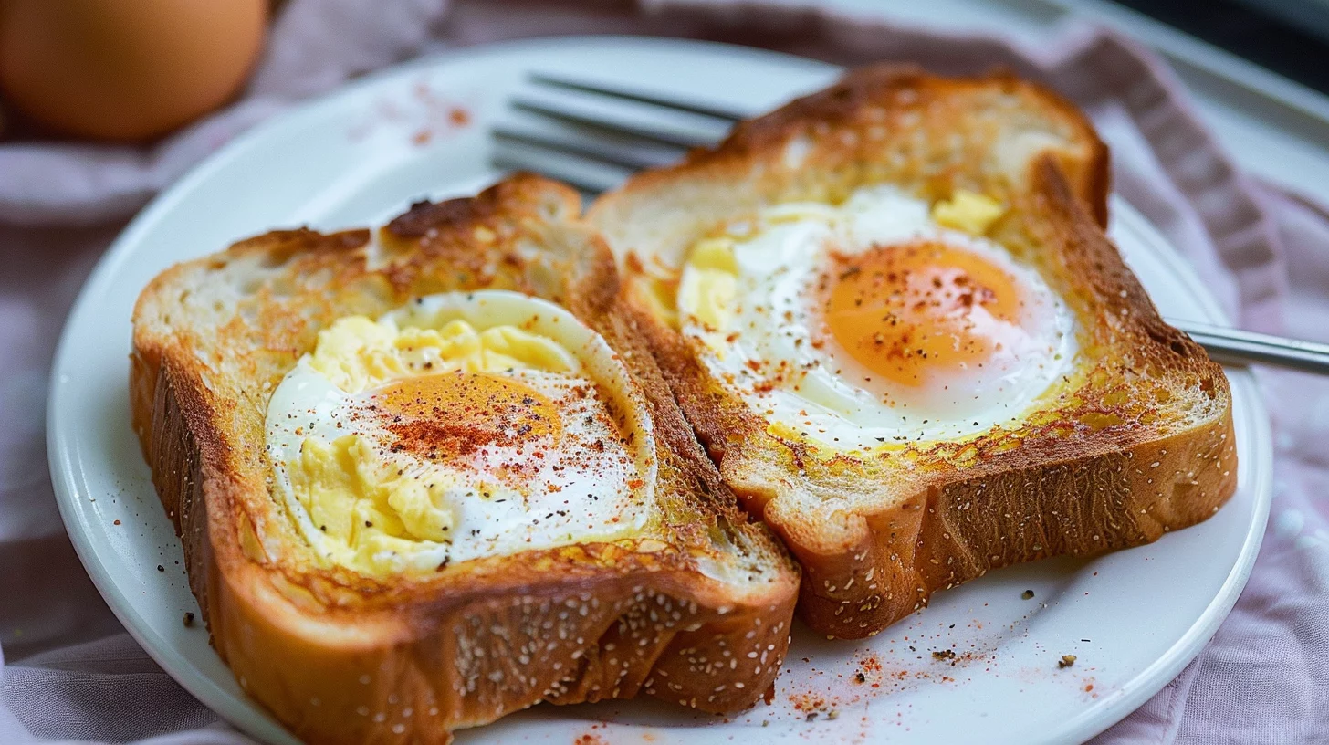 Air Fryer Egg Toast