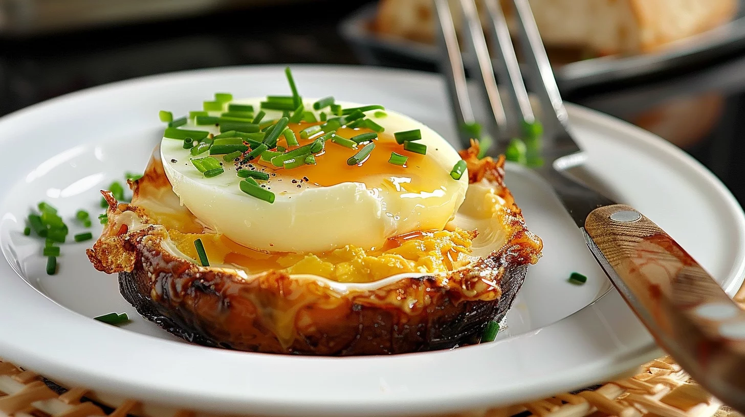 Air Fryer Eggs and Cheese Snack