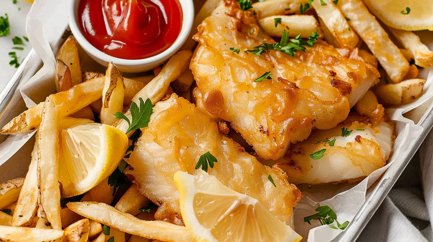 Air Fryer Fish and Chips