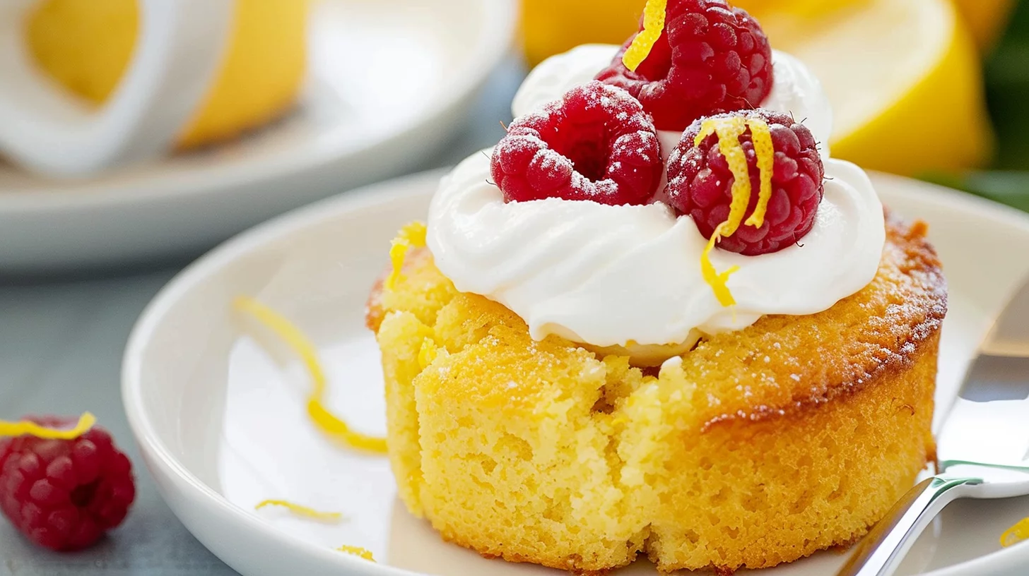 Air Fryer Mini Lemon Cake