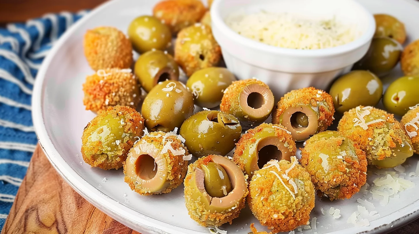 Air Fryer Stuffed Olives