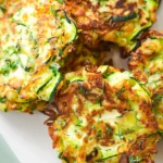 Air-fryer Zucchini Fritters