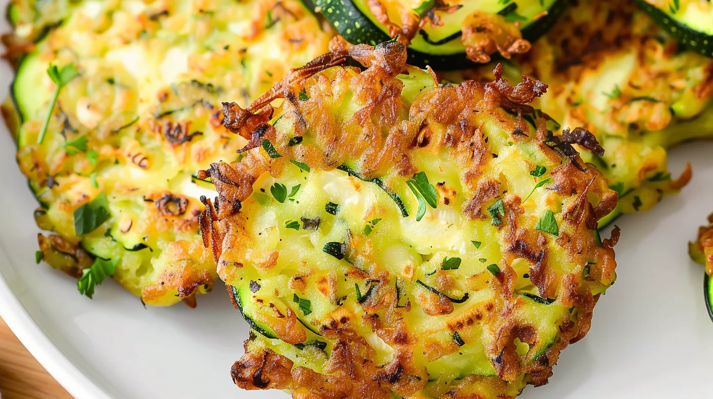 Air-fryer Zucchini Fritters