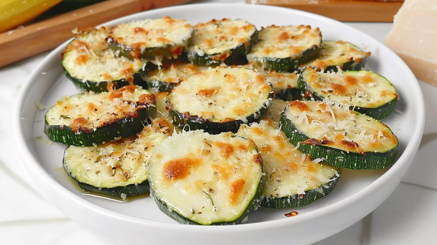 Air Fryer Zucchini Parmesan Crisps