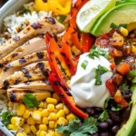 Hunter's Chicken and Sticky Lime Burrito Bowls