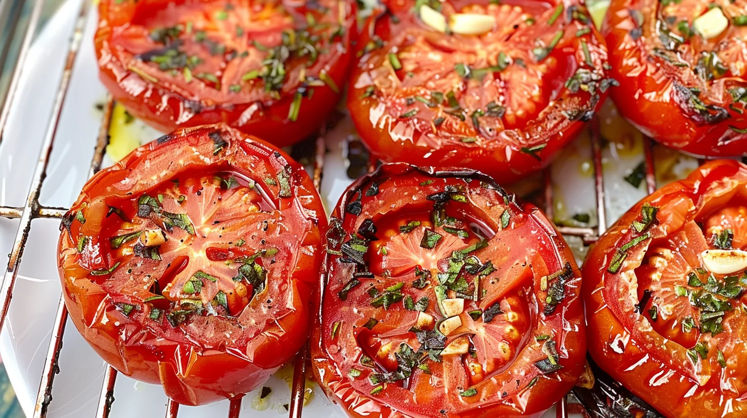 20 Minute Air Fryer Roasted Roma Tomatoes
