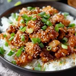 20 Minute Asian Air Fryer Sesame Chicken
