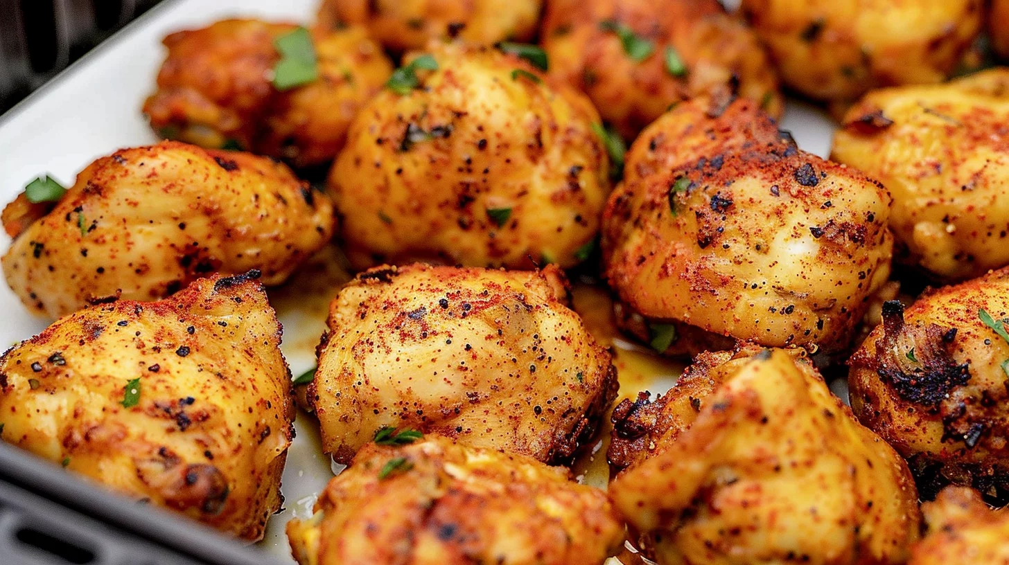 4 Ingredients Easy Air Fryer Chicken Bites