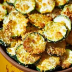 5 Minute Crispy Air Fryer Zucchini Chips