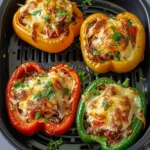 Air Fried Stuffed Peppers 6 Ways