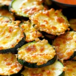 Air Fryer 2 Ingredient Parmesan Zucchini Crisps