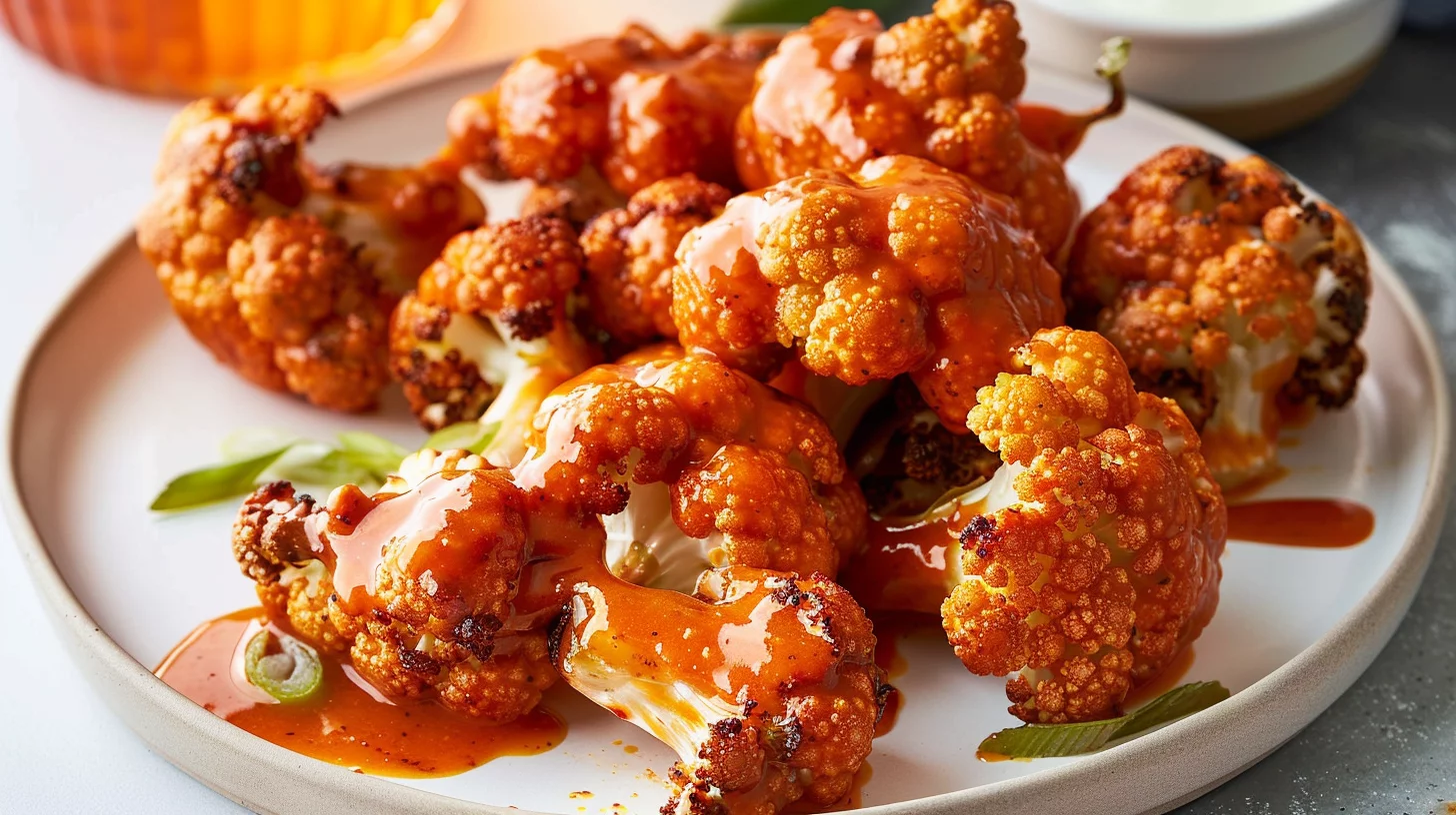 Air Fryer Buffalo Cauliflower Wings