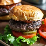 Air Fryer Burgers