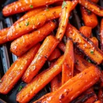 Air Fryer Carrots With Honey Garlic Butter