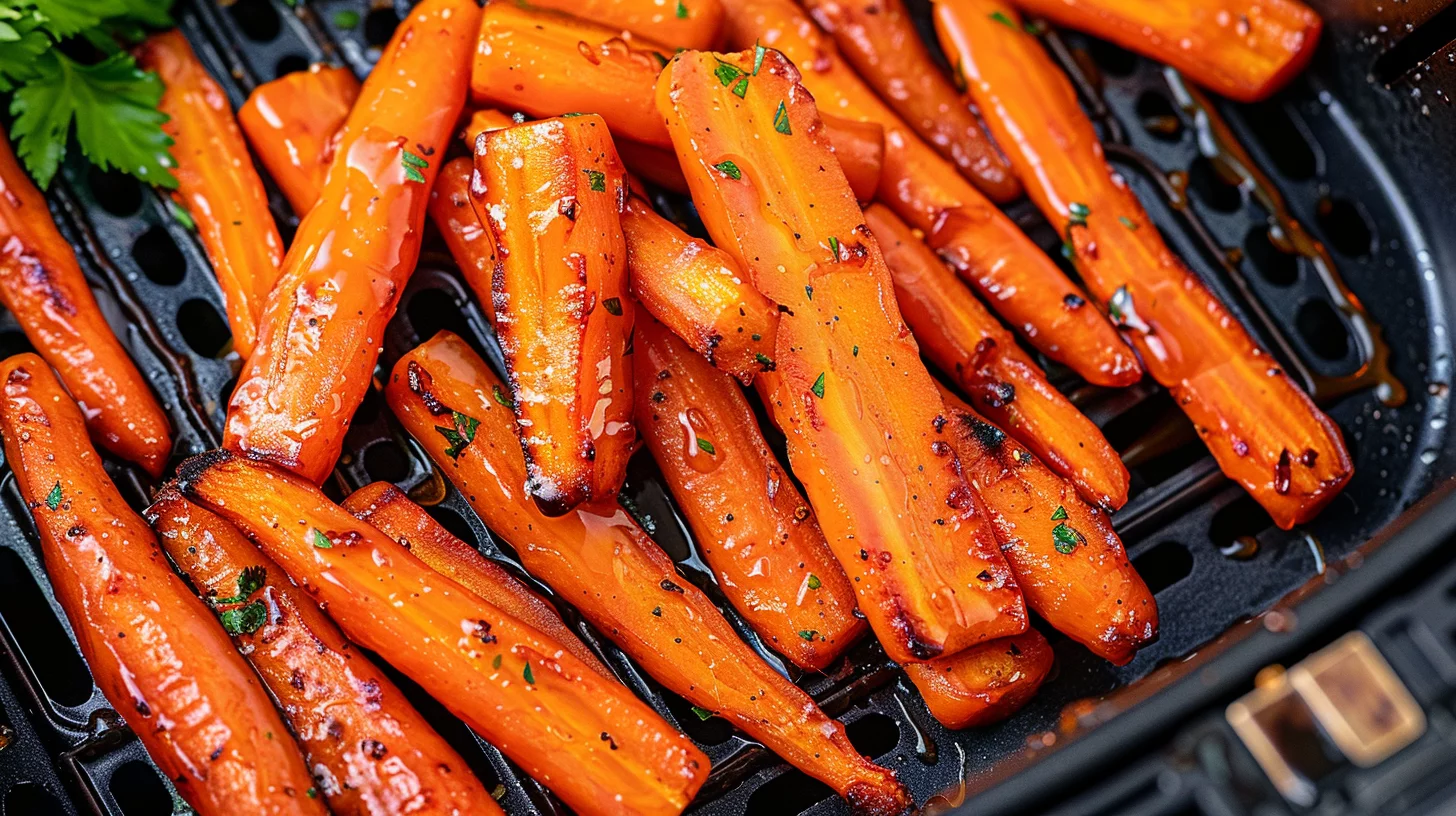 Air Fryer Carrots With Honey Garlic Butter