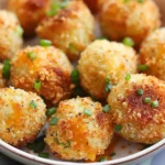 Air Fryer Cheesy Mashed Potato Balls