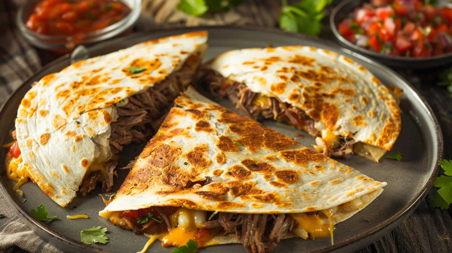 Air Fryer Cheesy Quesadilla