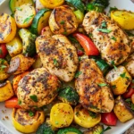 Air Fryer Chicken Breast and Vegetables