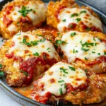 Air Fryer Chicken Cheesy Parmesan