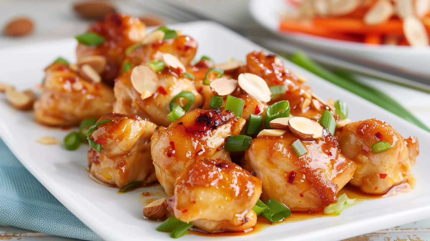 Air Fryer Chicken With Sweet Chili Glaze