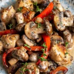 Air Fryer Creamy Mushroom Chicken