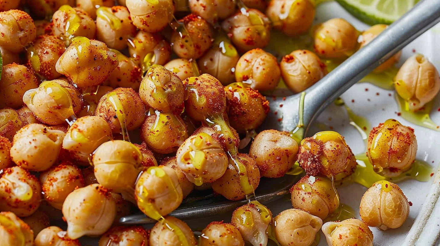 Air Fryer Crispy Chickpea Snacks