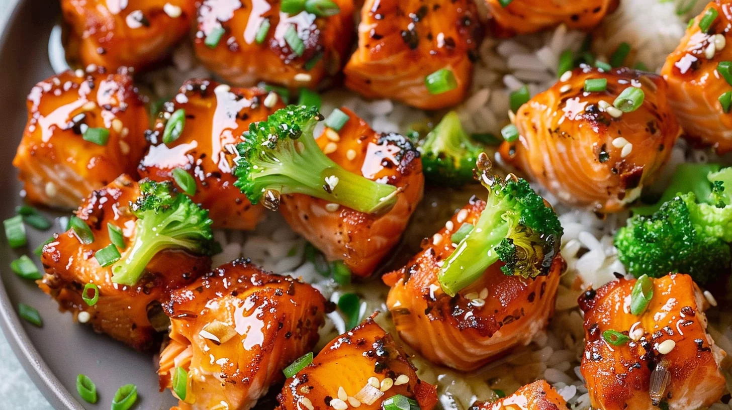 Air Fryer Crispy Salmon Bites