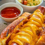 Air Fryer Grilled Cheese Hot Dogs