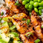 Air Fryer Honey Chili Salmon Bites