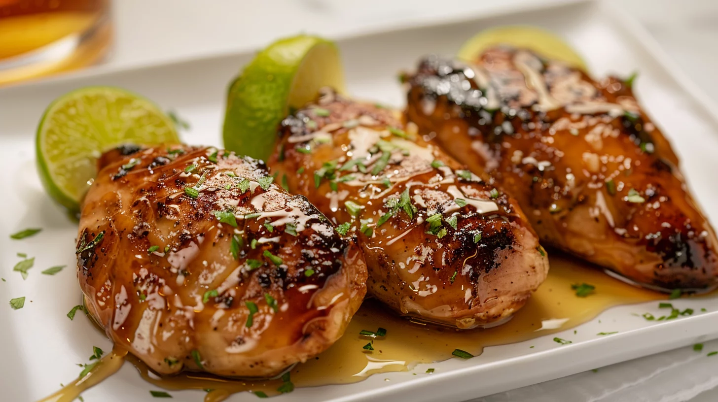 Air Fryer Honey Garlic Chicken Breasts