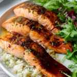 Air Fryer Honey Garlic Salmon