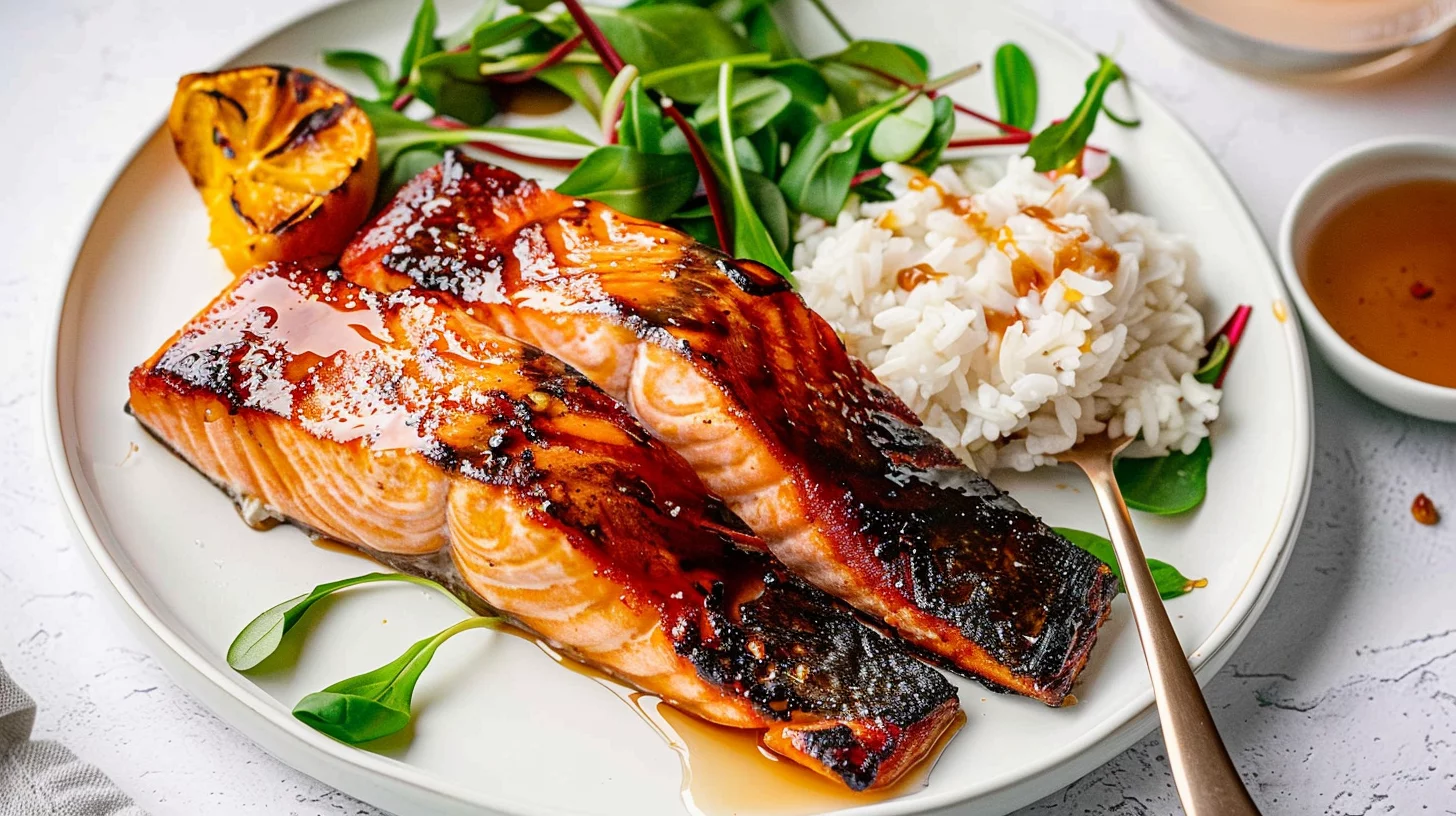 Air Fryer Honey Garlic Salmon