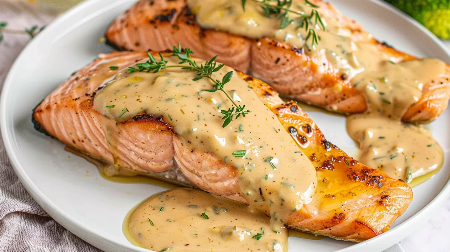 Air Fryer Honey Mustard Salmon