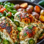 Air Fryer Jalapeno Popper Hasselback Chicken