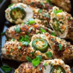 Air Fryer Jalapeño Popper Stuffed Chicken Breast Bliss