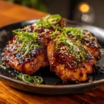 Air Fryer Korean Soy Garlic Chicken Thighs