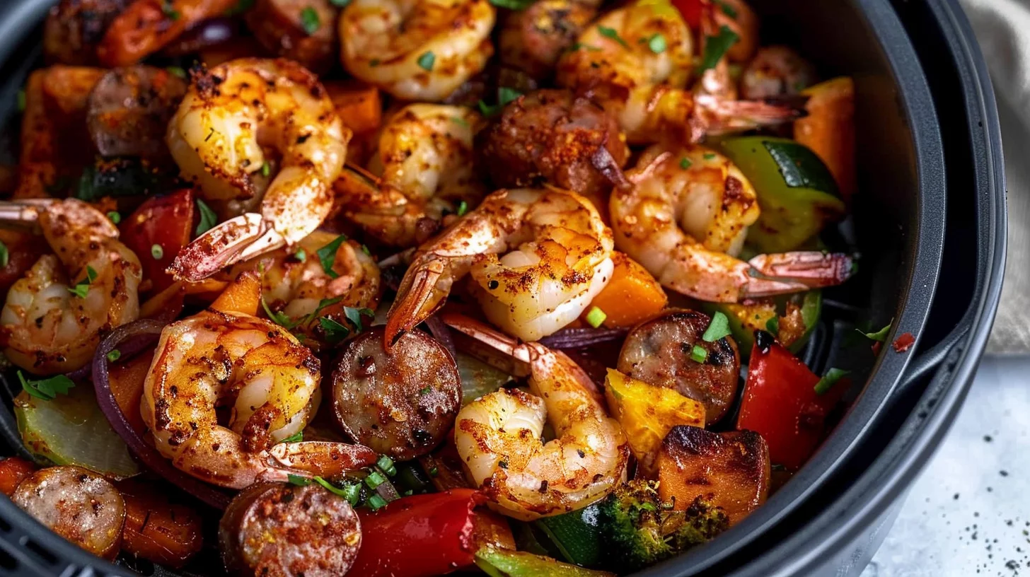 Air Fryer Low-carb Cajun Shrimp