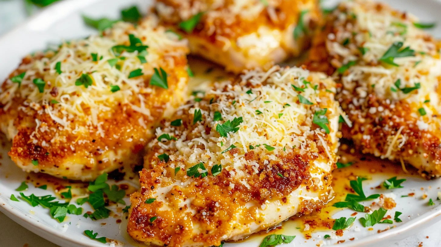 Air Fryer Parmesan Crusted Chicken