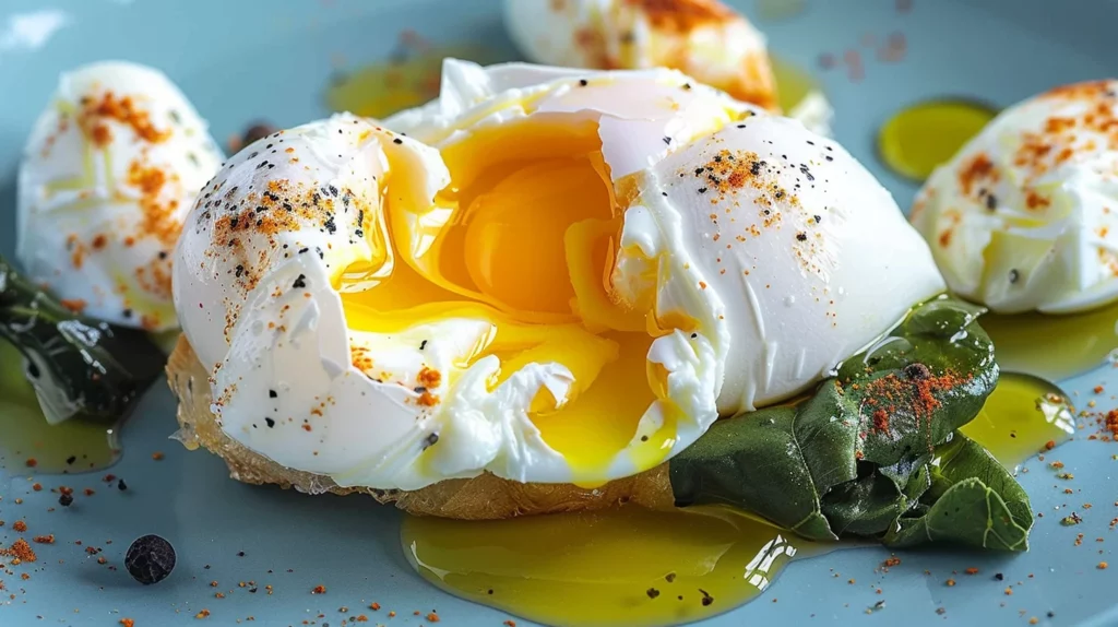 Air Fryer Poached Eggs