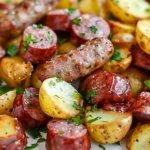 Air Fryer Potatoes and Sausage