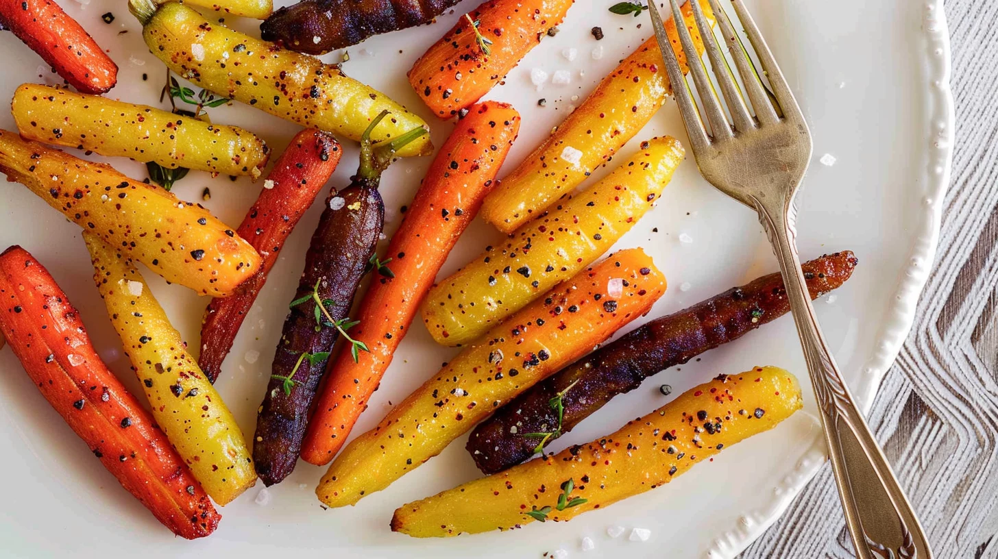 Air Fryer Rainbow Carrots