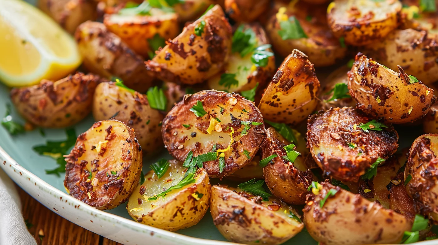 Air Fryer Roasted Baby Potatoes