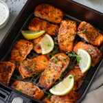 Air Fryer Salmon Bites Weeknight Dinner