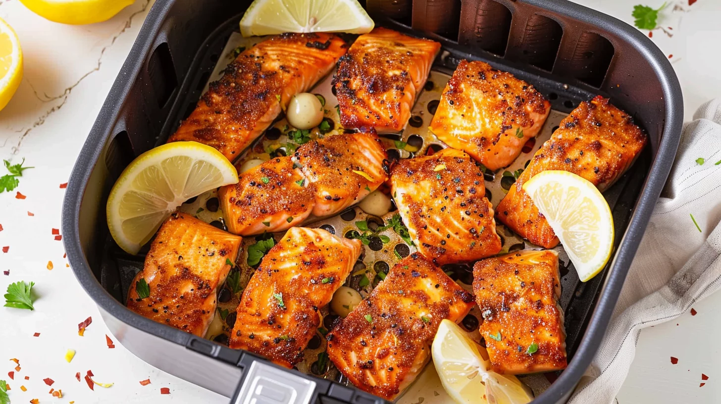 Air Fryer Salmon Bites Weeknight Dinner